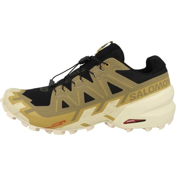 NWT Salomon Speedcross 6 Black/Cress Green/Transparent Yellow 13 main image 5